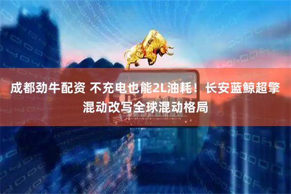 成都劲牛配资 不充电也能2L油耗！长安蓝鲸超擎混动改写全球混动格局